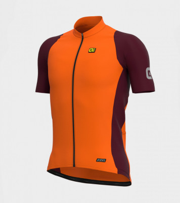 Letný cyklistický pánsky dres Alé R-EV1 Artika oranžový
