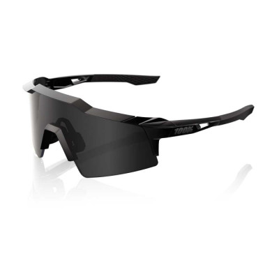 Cyklistické okuliare 100% Speedcraft SL - Matte Black Gloss Black - Black Mirror