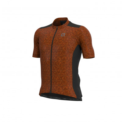 Letný cyklistický dres pánsky Alé Off-Road Gravel Ronade oranžový