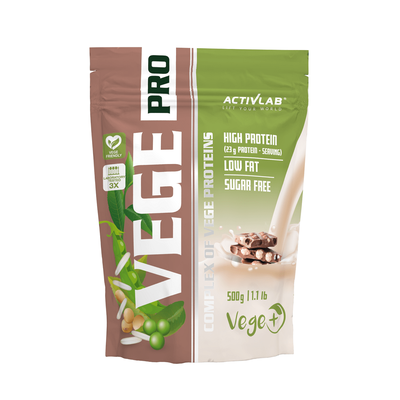 Proteínový prášok VEGE PRO ActivLab čokoláda a orechy 500g