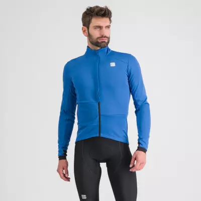 Zimná cyklistická bunda pánska Sportful Super modrá