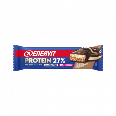 Proteínová tyčinka Enervit Protein Bar 27% čokoláda/smotana 45 g