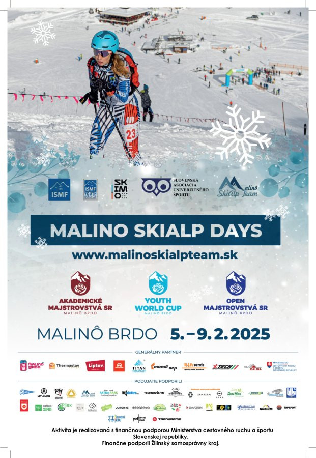 Malinô Skialp Days - Akademické Majstrovstvá SR v skialpinizme Malinô Brdo 2025