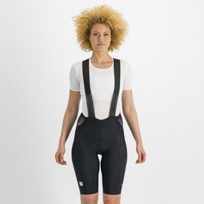 Letné cyklistické nohavice s trakmi dámske Sportful Classic čierne