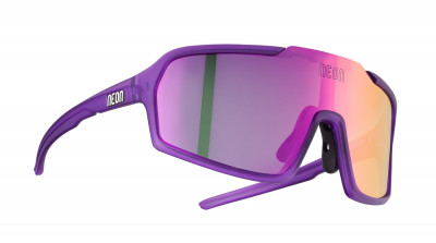 Cyklistické okuliare Neon Arizona 2.0 Mirror Violet Cat. 3 fialové