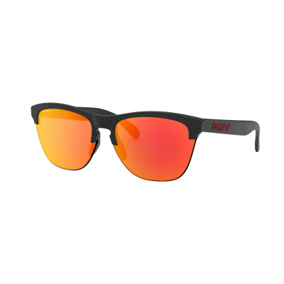 Slnečné okuliare OAKLEY FROGSKINS LITE MATTE BLACK W/PRIZM RUBY čierne/oranžové