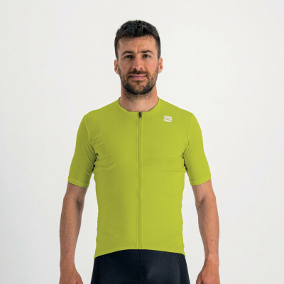 Letný cyklistický pánsky dres Sportful Matchy žltozelený