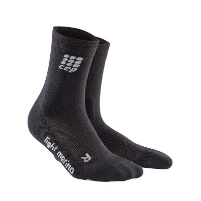 Kompresné ponožky pánske CEP Ultralight Merino čierne