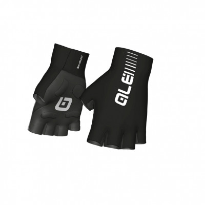 Letné cyklistické rukavice Ale Sunselect Crono Glove čierne/biele