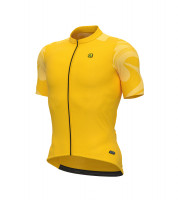 Letný cyklistický pánsky dres Ale Cycling R-EV1 Artika žltý