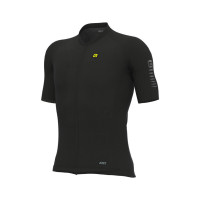 Letný cyklistický dres pánsky ALÉ R-EV1 C SILVER COOLING čierny