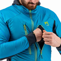 Skialpová bunda pánska Karpos Miage Polartec modrá/čierna