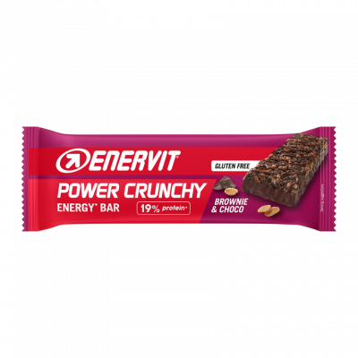 Cereálna bezlepková tyčinka Enervit Power Crunchy Bar brownie/čokoláda