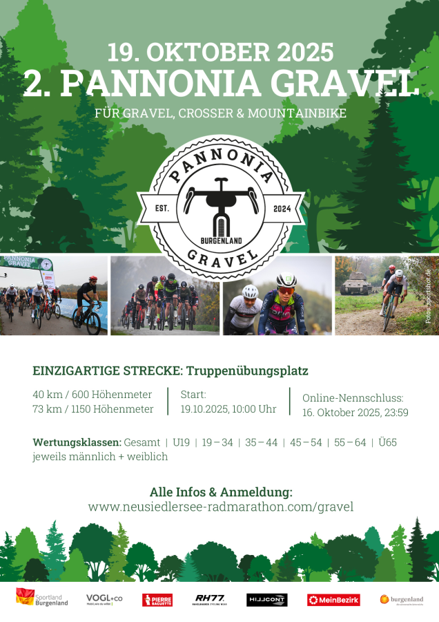 Pannonia Gravel 2025 - cyklistický gravel závod