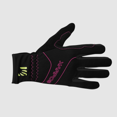 Outdoorové rukavice Karpos Alagna čierne/ružové