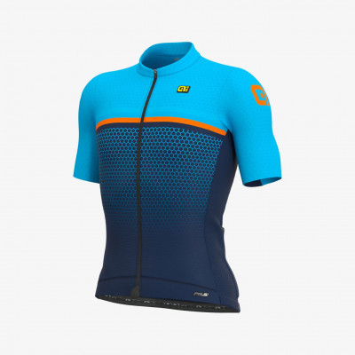Letný cyklistický dres pánsky Alé PRS Bridge modrý