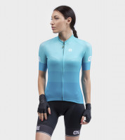 Letný cyklistický dámsky dres Alé Cycling Solid Level Lady modrý