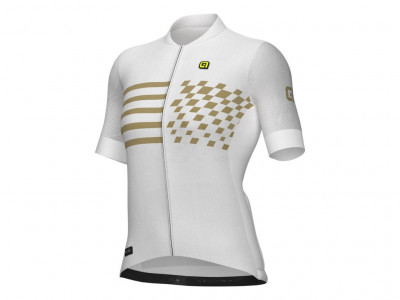Letný cyklistický dámsky dres Alé Cycling Play PR-E biely
