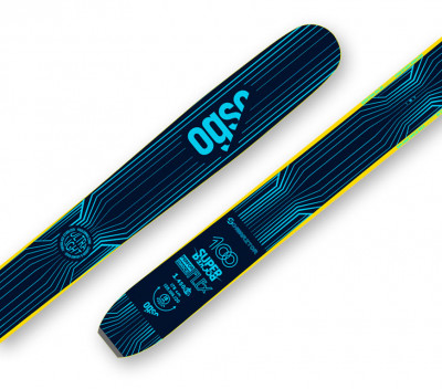 OGSO SCHWARZTOR 100 skialpy SR/UL modré/žlté