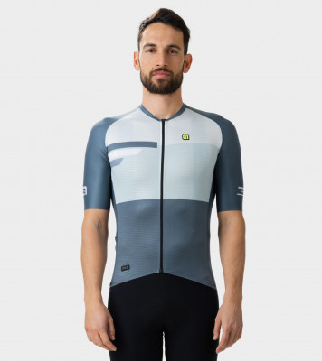 Letný cyklistický pánsky dres Alé Cycling Radar PR-E sivý