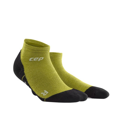 CEP krátke kompresné Merino ponožky pánske zelené