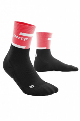 Vysoké kompresné ponožky CEP 4.0 čierne/ružové