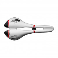Cyklo sedlo unisex Selle San Marco Aspide Open-Fit Racing Narrow (white/black/red)