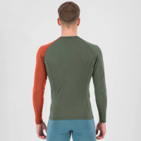 outdoorove-tricko-panske-karpos-dinamico-merino-130-thyme-spicy