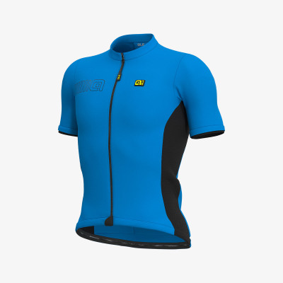 Letný cyklistický pánsky dres Alé Cycling Solid Color Block modrý