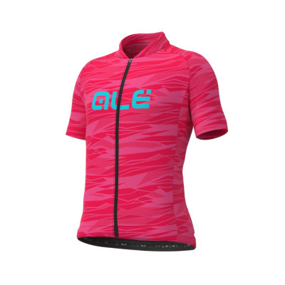 Letný cyklistický dres detský ALÉ BIMBO KID ROCK ružový