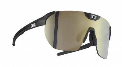 Cyklistické okuliare Neon Core čierne + Pevné púzdro, Mirror Bronze cat 3
