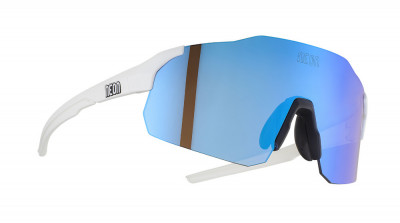 Cyklistické okuliare Neon Sky 2.0 biele, Mirror Blue Cat. 3