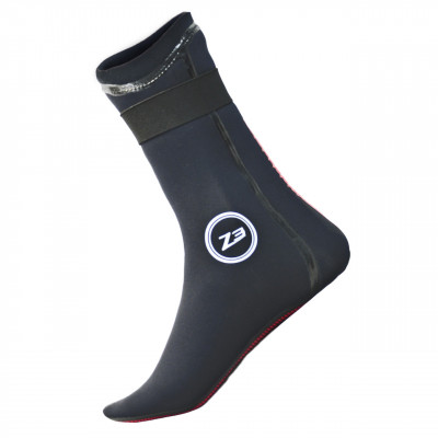 Neoprénové ponožky na triatlon Heat-Tech Zone3 čierne/červené