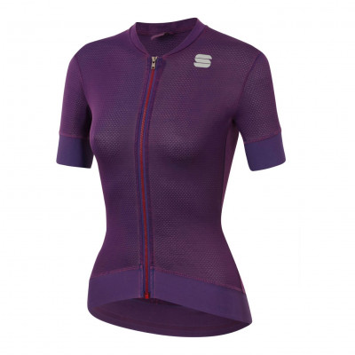 Letný cyklistický dres dámsky Sportful Monocrom fialový