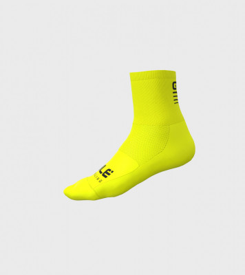 Letné cyklistické ponožky Alé Cycling Accessori Strada 2.0 fluo žlté