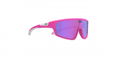 Cyklistické okuliare Neon Loop ružové + Pevné púzdro, Mirror Violet cat 3
