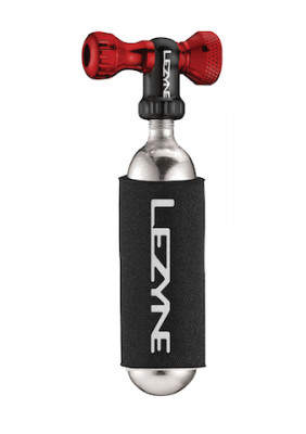 Pumpa Lezyne Control Drive Co2 Red/Hi Gloss + 16g bombička