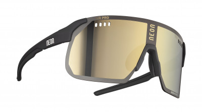 Cyklistické okuliare Neon Air Pro čierne/bronzové + Pevné púzdro, Mirror Bronze cat. 3