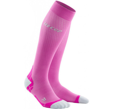 Bežecké kompresné ponožky dámske CEP Ultralight ružové