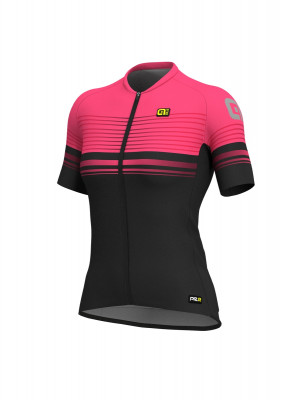 Letný cyklistický dres dámsky ALÉ GRAPHICS PRR SLIDE LADY - čierna/fluo ružová Letný cyklistický dres dámsky ALÉ GRAPHICS PRR SLIDE LADY - čierna/fluo ružová