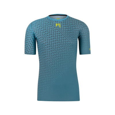 Outdoorové tričko pánske Karpos Lavaredo Ultra modré/žlté