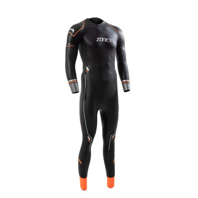Pánsky plavecký neoprén Zone 3 Thermal Aspire čierna/oranžova