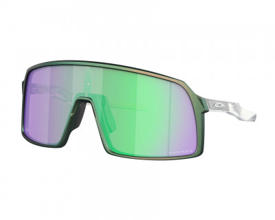 Slnečné okuliare Oakley Sutro Matte Silver Green Colorshift / Prizm Road Jade zelené
