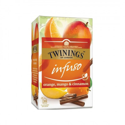 Twinings ovocný čaj Infuso Pomaranč, Mango & Škorica 20x2 g