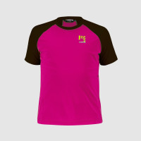 Ružové/čierne outdoorové tričko detské Karpos Lavaredo