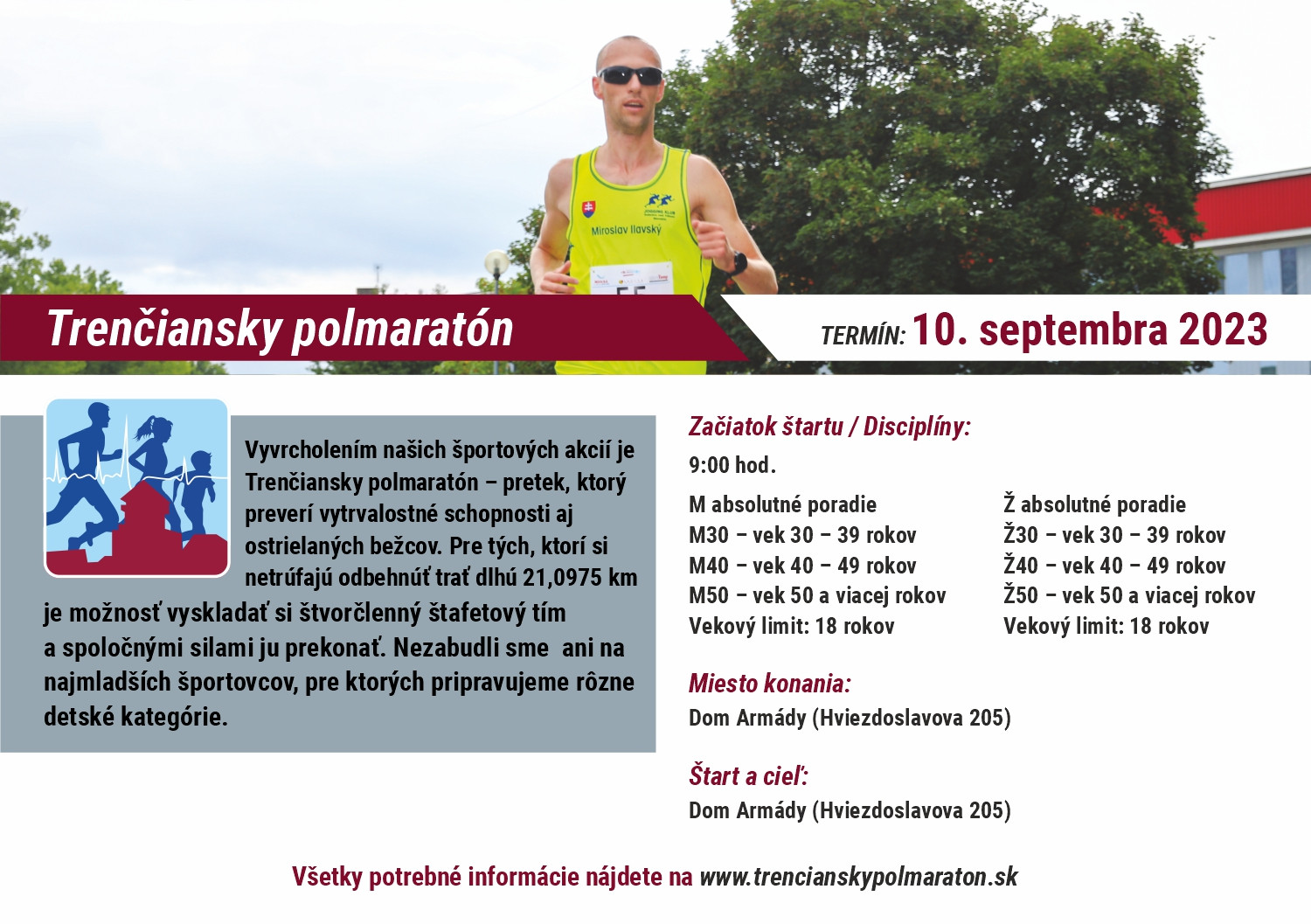 Polmaratón Trenčiansky polmaratón 2023