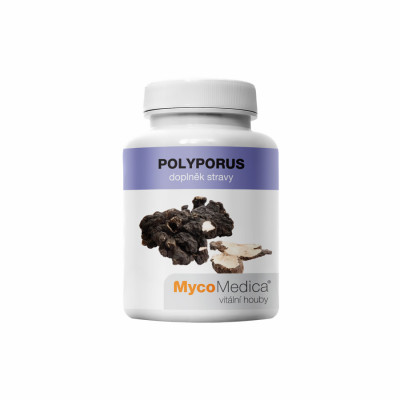 Vitálne huby Polyporus MycoMedica v optimálnej koncentrácii 30 % 90 kapsúl
