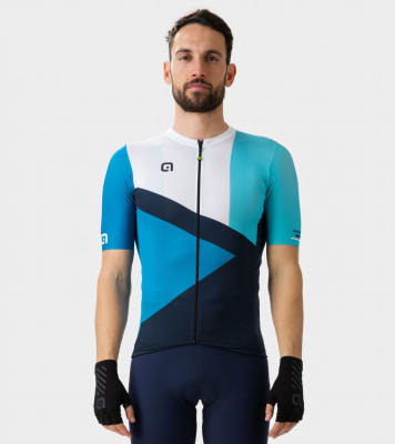 Letný cyklistický pánsky dres Alé Cycling Solid Next modrý