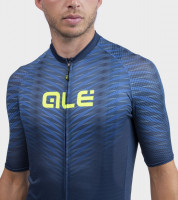 Letný cyklistický pánsky dres Alé Cycling Solid Thorn modrý