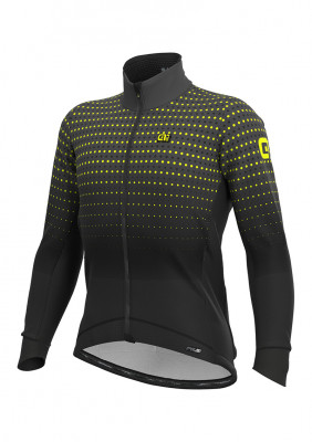 Zimná cyklistická bunda pánska ALÉ PRS BULLET DWR STRETCH JACKET čierna Zimná cyklistická bunda pánska ALÉ PRS BULLET DWR STRETCH JACKET čierna
